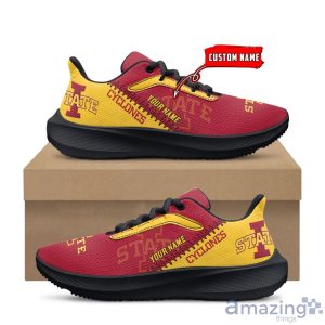 NCAA Custom Name Iowa State Cyclones Air Mesh Running Shoes For Fans Sports Product Photo 1