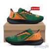 NCAA Custom Name Miami Hurricanes Air Mesh Running Shoes For Fans Sports