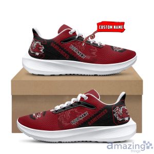 NCAA Custom Name South Carolina Gamecocks Air Mesh Running Shoes For Fans Sports Product Photo 2