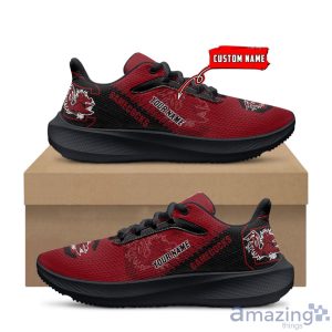 NCAA Custom Name South Carolina Gamecocks Air Mesh Running Shoes For Fans Sports Product Photo 1
