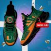 NCAA Miami Hurricanes Custom Name Max Soul Shoes Sneakers Special Gift For Fans Sports