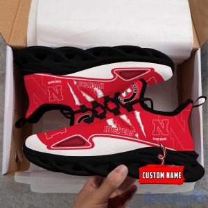 NCAA Nebraska Cornhuskers Custom Name Max Soul Shoes Sneakers Special Gift For Fans Sports Product Photo 3