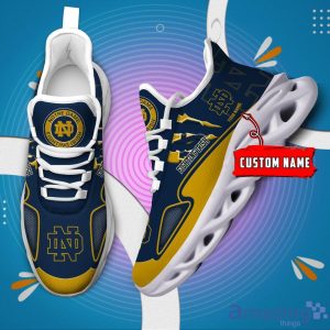 NCAA Notre Dame Fighting Irish Custom Name Max Soul Shoes Sneakers Special Gift For Fans Sports Product Photo 2