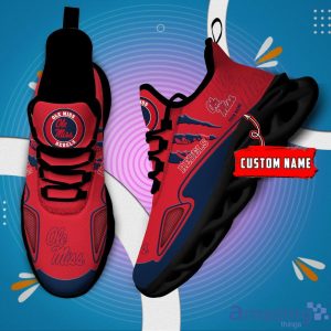 NCAA Ole Miss Rebels Custom Name Max Soul Shoes Sneakers Special Gift For Fans Sports Product Photo 1