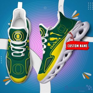 NCAA Oregon Ducks Custom Name Max Soul Shoes Sneakers Special Gift For Fans Sports Product Photo 2
