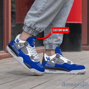 NCAA Personalized Name Kentucky Wildcats Personalized Air Jordan 4 Shoes Trending Men Women Sneakers Sport Fans Gift Big Fans Product Photo 2