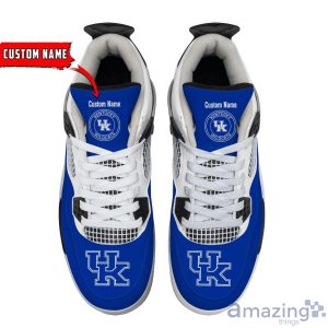 NCAA Personalized Name Kentucky Wildcats Personalized Air Jordan 4 Shoes Trending Men Women Sneakers Sport Fans Gift Big Fans Product Photo 3