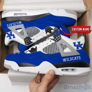NCAA Personalized Name Kentucky Wildcats Personalized Air Jordan 4 Shoes Trending Men Women Sneakers Sport Fans Gift Big Fans Product Photo 4