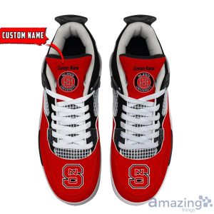 NCAA Personalized Name NC State Wolfpack Personalized Air Jordan 4 Shoes Trending Men Women Sneakers Sport Fans Gift Big Fans Product Photo 3