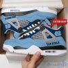 NCAA Personalized Name North Carolina Tar Heels Personalized Air Jordan 4 Shoes Trending Men Women Sneakers Sport Fans Gift Big Fans
