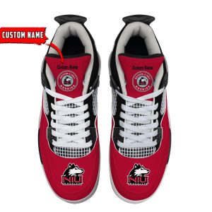 NCAA Personalized Name Northern Illinois Huskies Personalized Air Jordan 4 Shoes Trending Men Women Sneakers Sport Fans Gift Big Fans image NCAA Personalized Name Northern Illinois Huskies Personalized Air Jordan 4 Shoes Trending Men Women Sneakers Sport Fans Gift Big Fans Product Photo 3