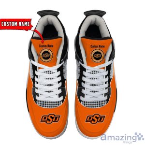 NCAA Personalized Name Oklahoma State Cowboys Personalized Air Jordan 4 Shoes Trending Men Women Sneakers Sport Fans Gift Big Fans Product Photo 3