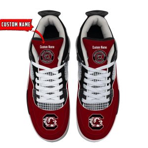NCAA Personalized Name South Carolina Gamecocks Personalized Air Jordan 4 Shoes Trending Men Women Sneakers Sport Fans Gift Big Fans Product Photo 3