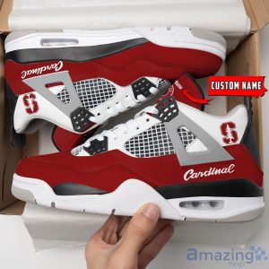 NCAA Personalized Name Stanford Cardinal Personalized Air Jordan 4 Shoes Trending Men Women Sneakers Sport Fans Gift Big Fans Product Photo 1