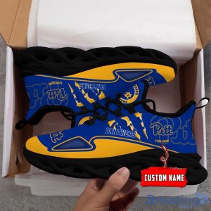 NCAA Pittsburgh Panthers Custom Name Max Soul Shoes Sneakers Special Gift For Fans Sports Product Photo 3