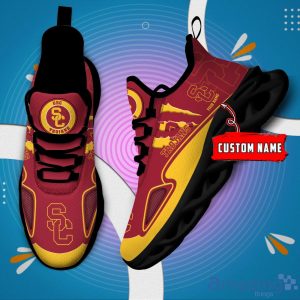 NCAA USC Trojans Custom Name Max Soul Shoes Sneakers Special Gift For Fans Sports Product Photo 1
