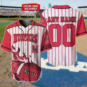 Nebraska Cornhuskers Custom Name And Number Baseball Jersey Shirt NCAA Fans Gift Product Photo 1