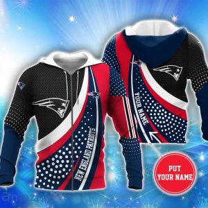 New England Patriots 3D Hoodie All Over Printed Personalized Name Unisex Men Women Hoodie Sport Fans Product Photo 1