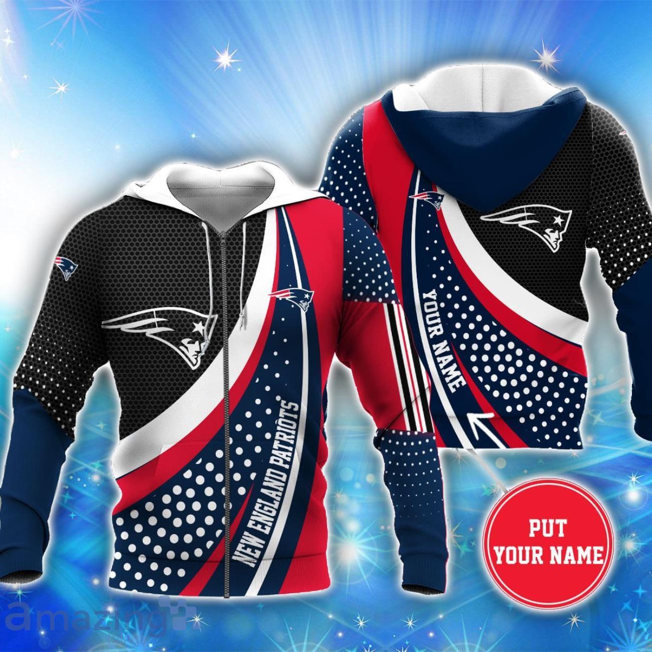New England Patriots 3D Hoodie All Over Printed Personalized Name Unisex Men Women Hoodie Sport Fans image New England Patriots 3D Hoodie All Over Printed Personalized Name Unisex Men Women Hoodie Sport Fans Product Photo 1