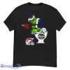 New England Patriots Grinch Sitting On New York Jets Toilet And Step On Miami Dolphins Helmet T Shirt