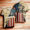 New Orleans Saints American Flag Hawaiian Shirt 3D For Men Women