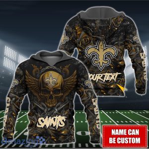 New Orleans Saints NFL 3D Shirt Hoodie Custom Name For Fans Product Photo 2