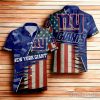 New York Giants American Flag Hawaiian Shirt 3D For Men Women