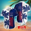 New York Giants Hawaiian Shirt And Shorts Set Custom Name Summer Vacation Shirt NFL Fans