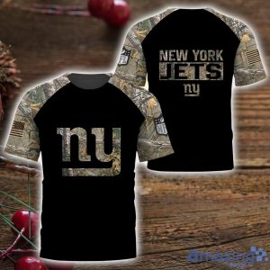 New York Giants T Shirt Hoodie Sweatshirt Camo Hunting Perfect Gift For Father's Day 3D All Over Printed Shirt Product Photo 3