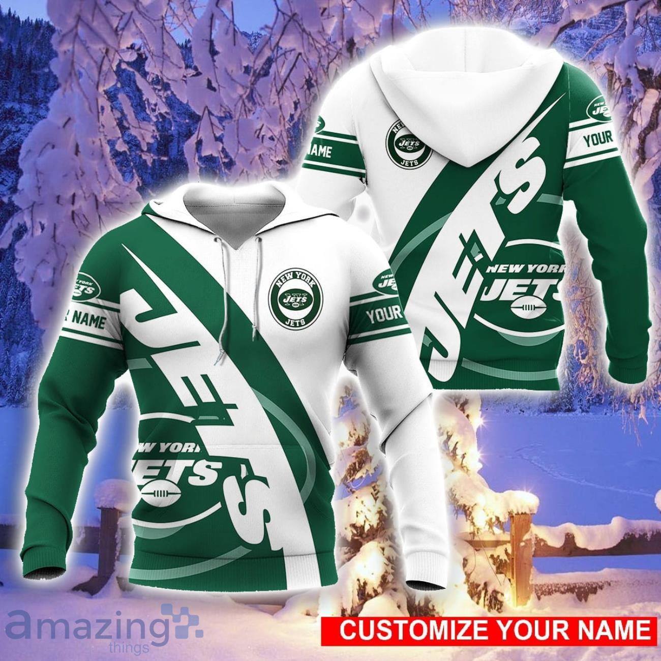 New York Jets 3D Hoodie All Over Printed Personalized Name Casual Hoodie Sport Fans image New York Jets 3D Hoodie All Over Printed Personalized Name Casual Hoodie Sport Fans Product Photo 2
