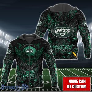 New York Jets NFL 3D Shirt Hoodie Custom Name For Fans Product Photo 4
