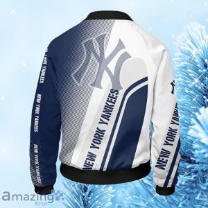 New York Yankees MLB Blue Bomber Jacket Gift For Fans Product Photo 2