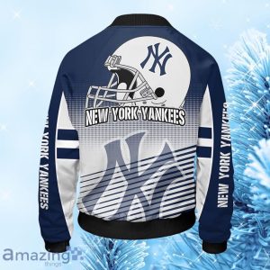 New York Yankees MLB Blue Unisex Bomber Jacket Gift For Fans Product Photo 2
