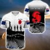 New Zealand Anzac Day Silhouette Soldier Baseball Jersey Shirt