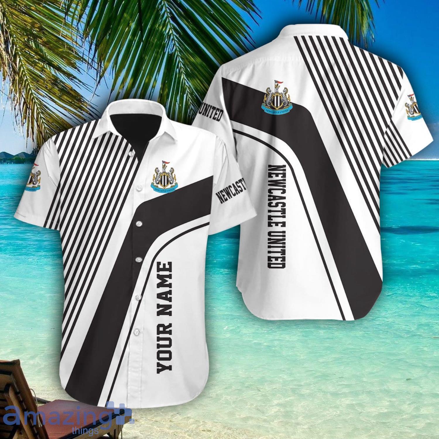 Newcastle United Personalized Name Hawaiian Shirt Summer Team Shirt image Newcastle United Personalized Name Hawaiian Shirt Summer Team Shirt Product Photo 1