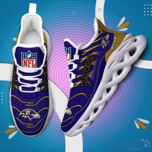 NFL Baltimore Ravens Max Soul Shoes Sneakers For Fans Men And Women Gift Product Photo 1