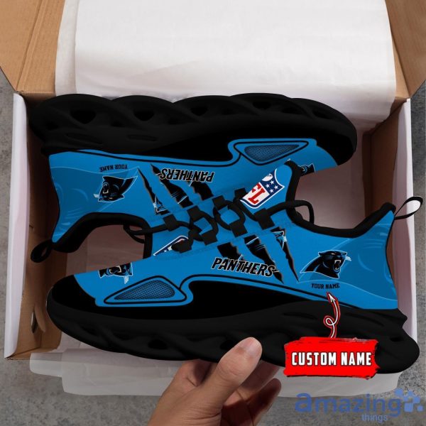 NFL Carolina Panthers Custom Name Max Soul Shoes Sneakers Special Gift For Fans Sports Product Photo 3
