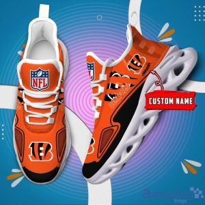 NFL Cincinnati Bengals Custom Name Max Soul Shoes Sneakers Special Gift For Fans Sports image NFL Cincinnati Bengals Custom Name Max Soul Shoes Sneakers Special Gift For Fans Sports Product Photo 2