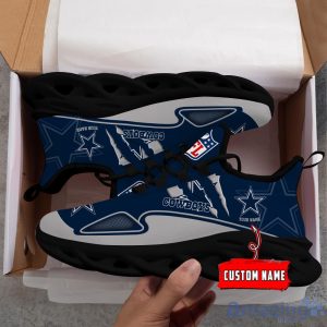 NFL Dallas Cowboys Custom Name Max Soul Shoes Sneakers Special Gift For Fans Sports Product Photo 3
