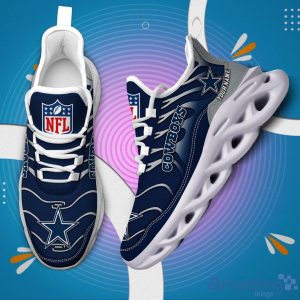 NFL Dallas Cowboys Max Soul Shoes Sneakers For Fans Men And Women Gift Product Photo 1