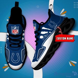 NFL Indianapolis Colts Custom Name Max Soul Shoes Sneakers Special Gift For Fans Sports Product Photo 1