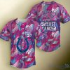 NFL Indianapolis Colts Pink Can Fearless Again Breast Cancer Baseball Jersey