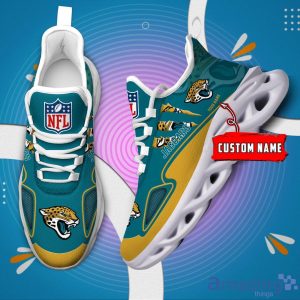NFL Jacksonville Jaguars Custom Name Max Soul Shoes Sneakers Special Gift For Fans Sports Product Photo 2