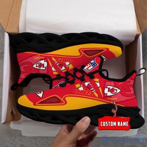 NFL Kansas City Chiefs Custom Name Max Soul Shoes Sneakers Special Gift For Fans Sports Product Photo 3