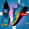 NFL Los Angeles Chargers Custom Name Max Soul Shoes Sneakers Special Gift For Fans Sports