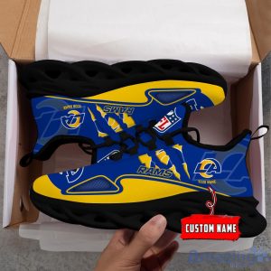 NFL Los Angeles Rams Custom Name Max Soul Shoes Sneakers Special Gift For Fans Sports Product Photo 3