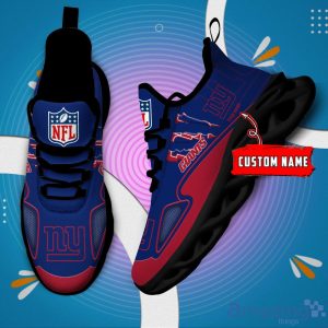 NFL New York Giants Custom Name Max Soul Shoes Sneakers Special Gift For Fans Sports Product Photo 1