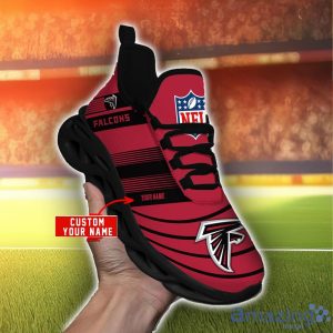 NFL Sport Shoes Atlanta Falcons Max Soul Shoes Personalized Name Sneakers Product Photo 2