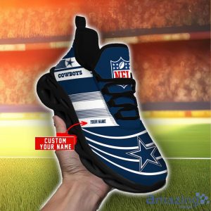 NFL Sport Shoes Dallas Cowboys Max Soul Shoes Personalized Name Sneakers Product Photo 3