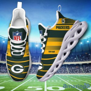 NFL Sport Shoes Green Bay Packers Max Soul Shoes Personalized Name Sneakers Product Photo 1